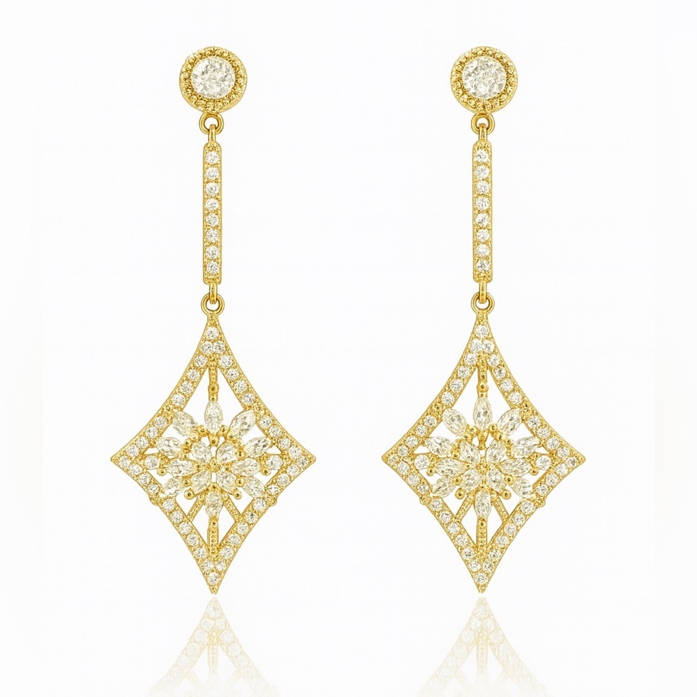 ⚜️ Classic Chic Gold Drop Earrings